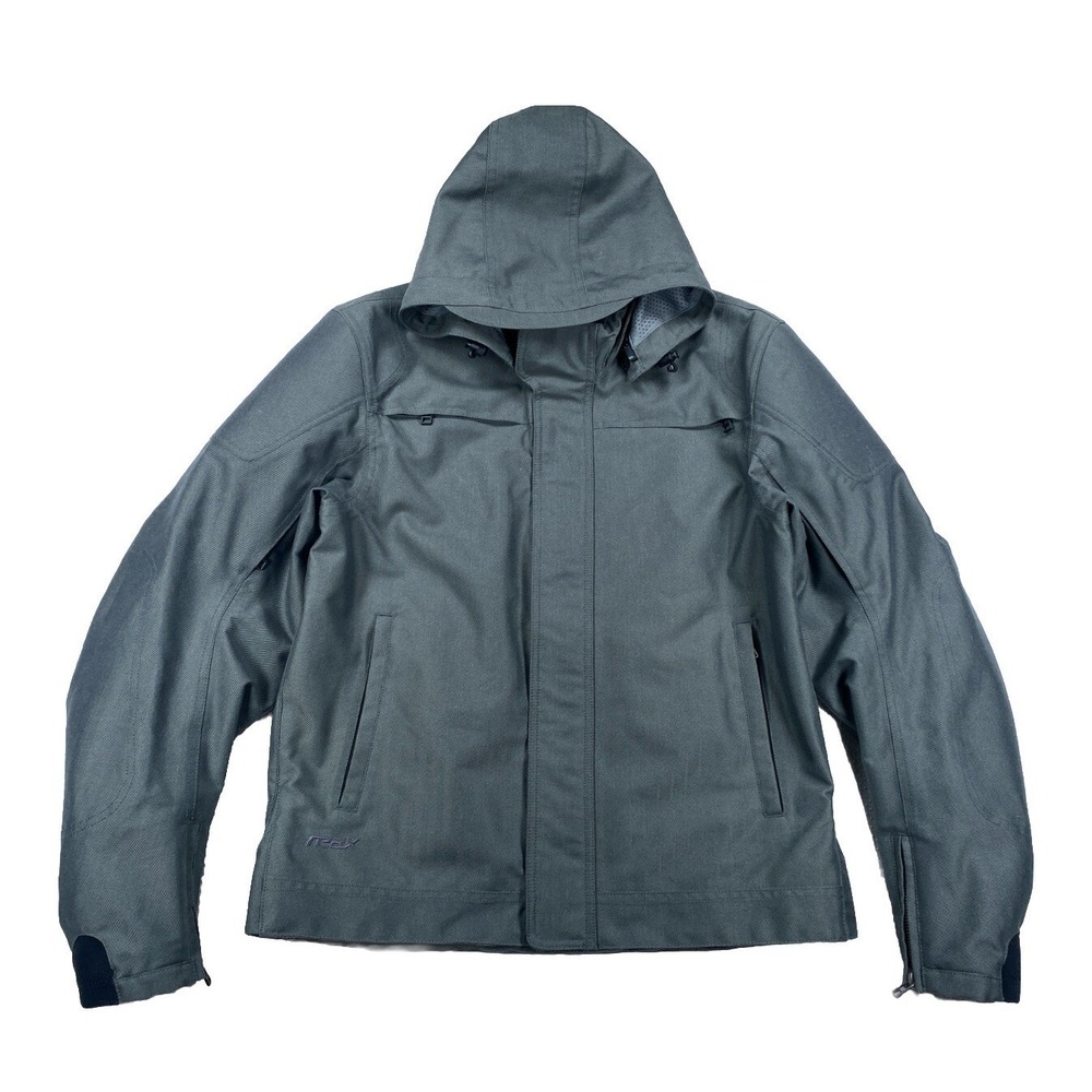 Reax‎ Ludlow Jacket Hooded Motorcycle SAS-TEC Gray Men's Small